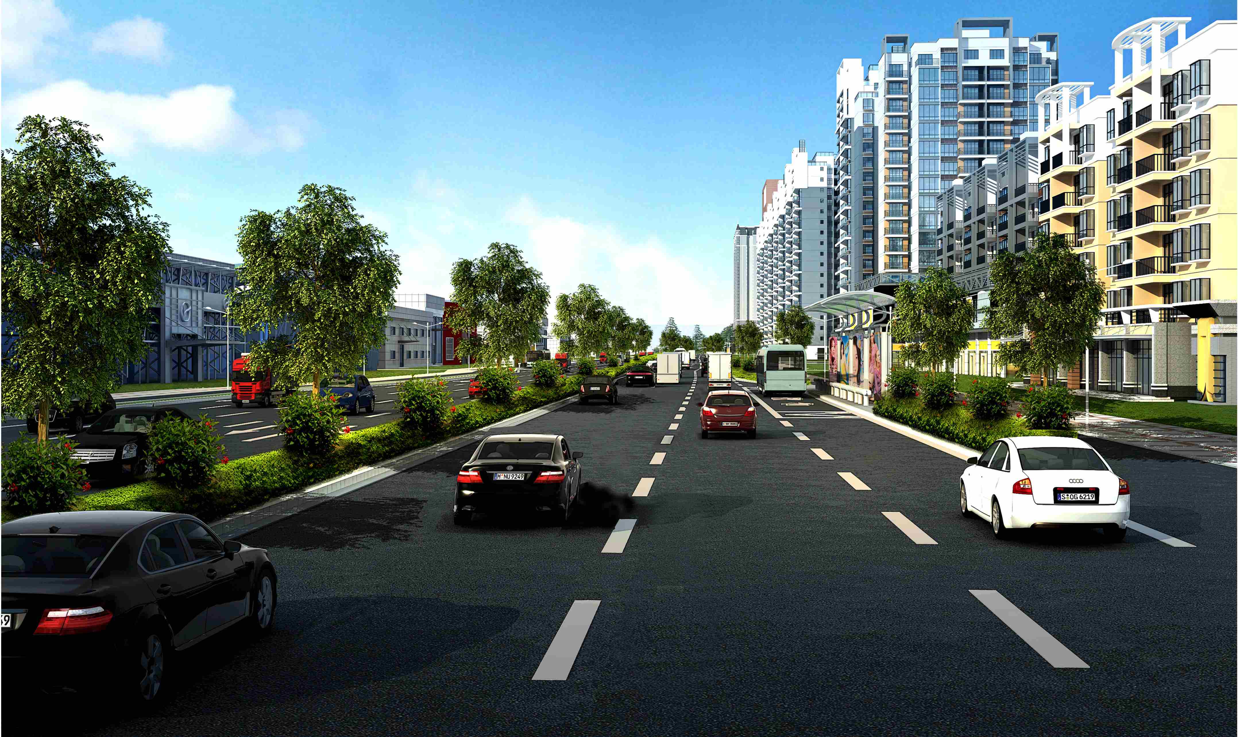 3、南寧市金橋農產品批發市場周邊市政1號道路工程_副本.jpg